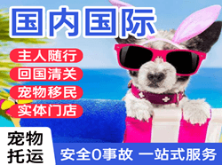 佳木斯机场邮寄国际宠物托运 【国